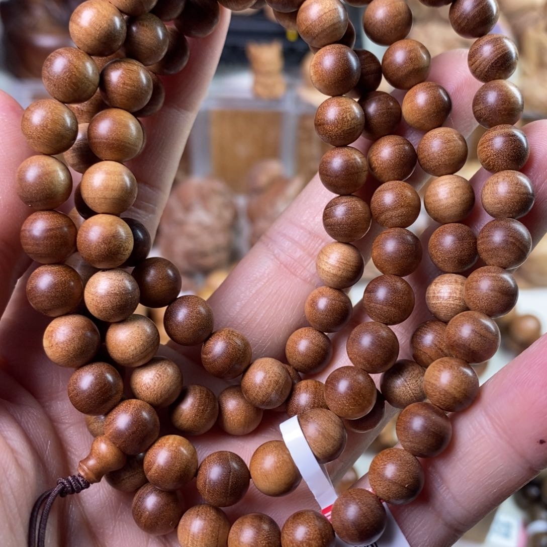 檀香木手串/手链?*?0.8×108