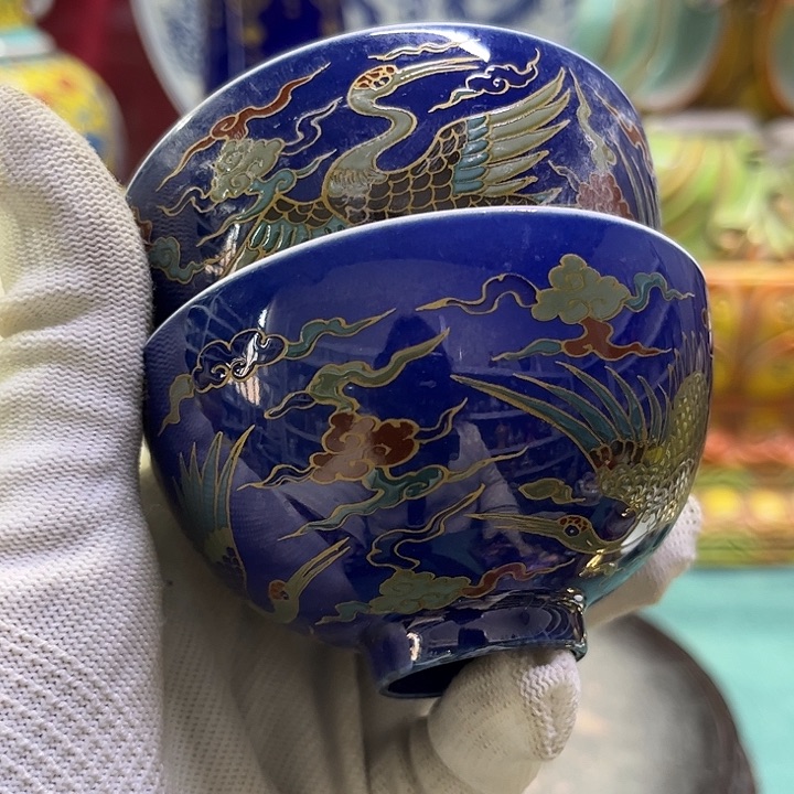 盖碗摆件摆件瓷器摆件