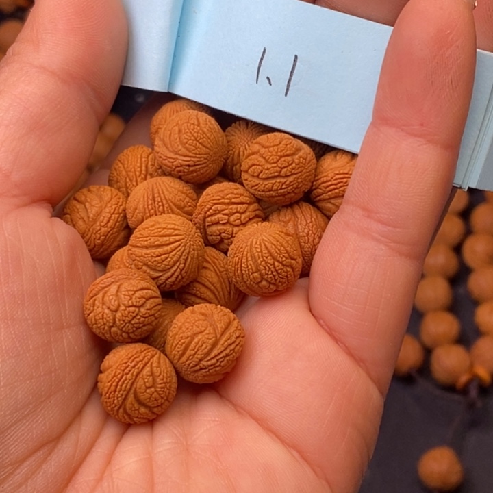 秦岭龙纹桃核21颗