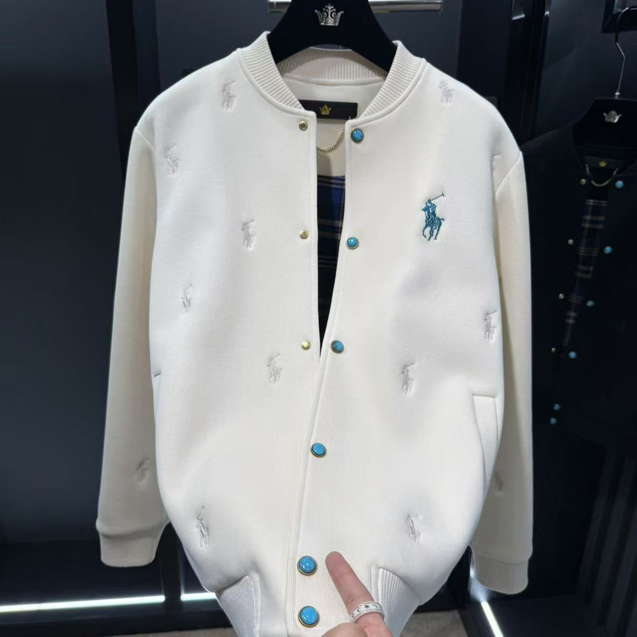 欧【千惠专属】2025年春季新款高奢重磅棒球服外套（88865）
