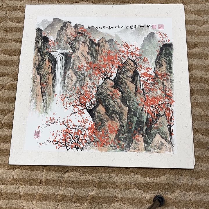 国画花鸟的翅膀和翅膀是