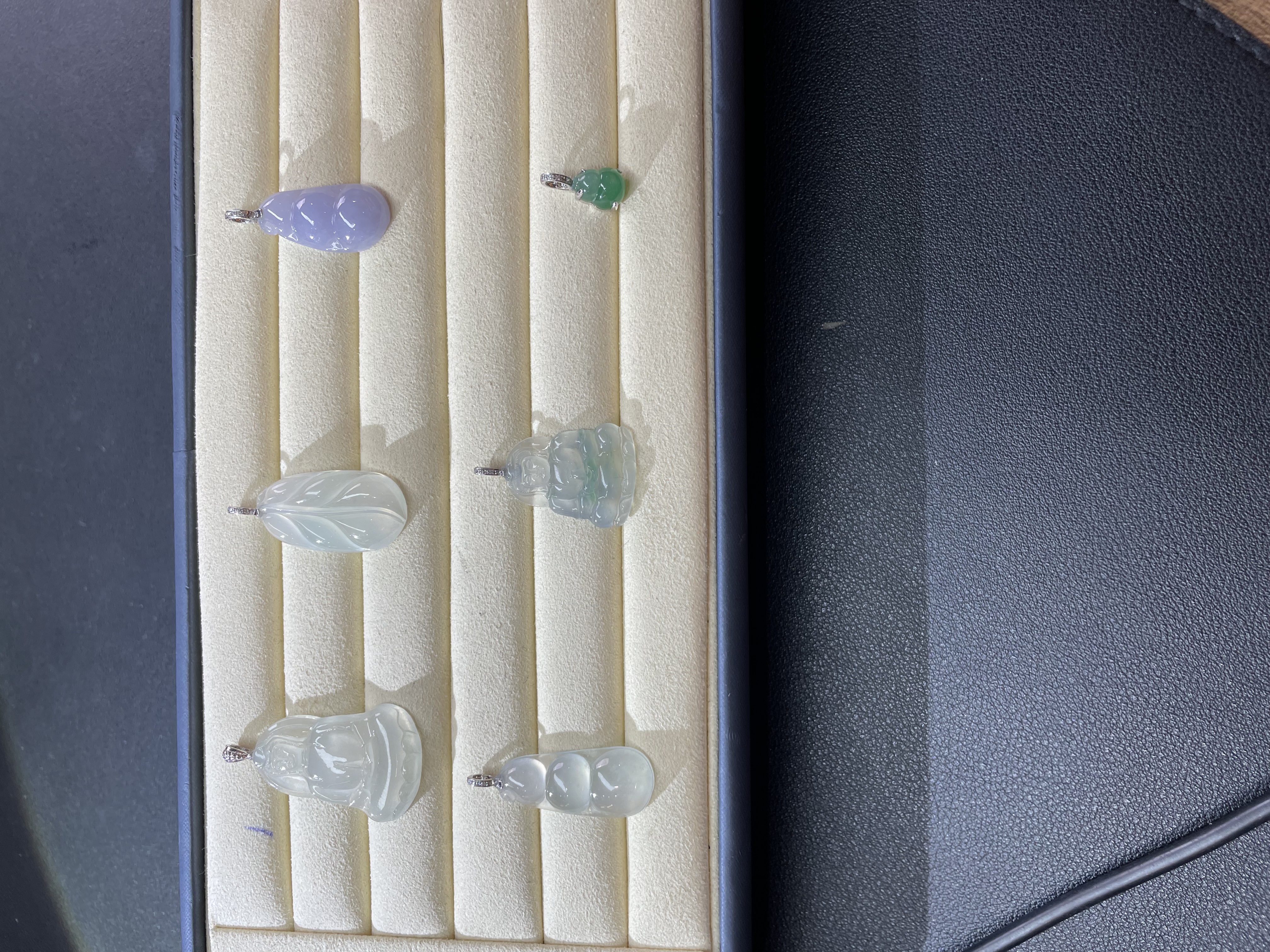 【彩虹盘】翡翠吊坠-多样性发一件-18K金镶嵌-JJ02|CXQ21