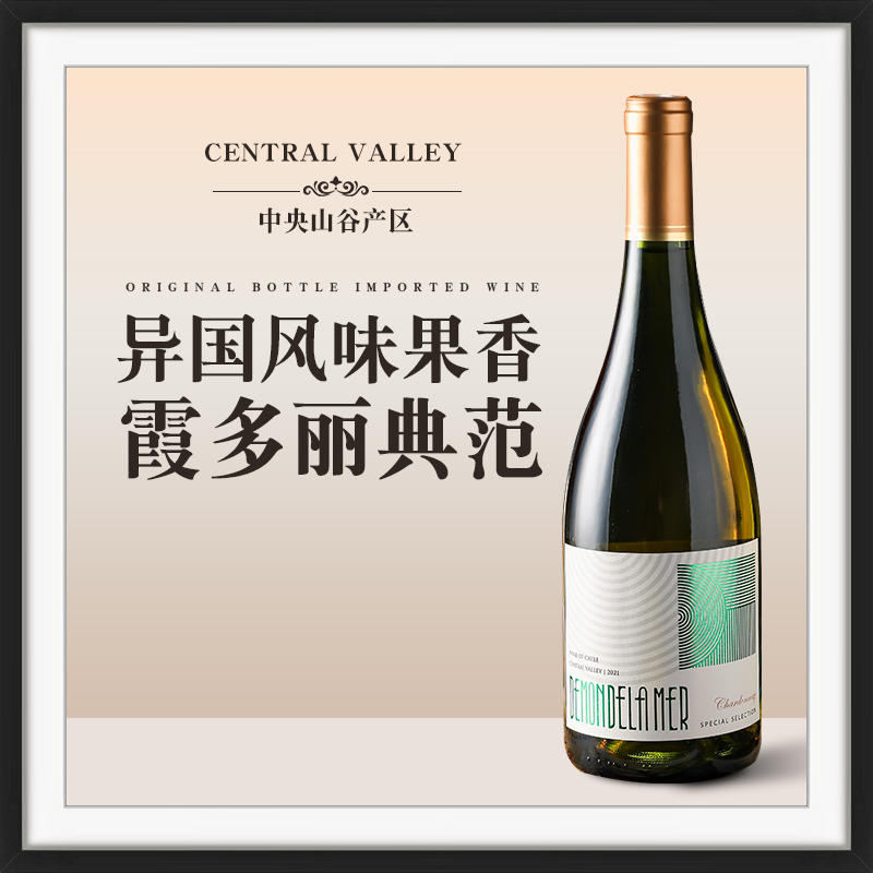 DEMON DE LA MER精选霞多丽白葡萄酒750mL/瓶 品牌原装原瓶进口