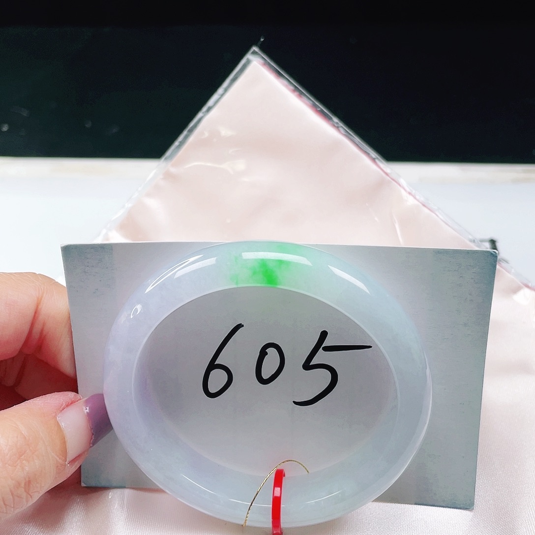翡翠未镶嵌手镯（贵妃镯）缅甸翡翠53+