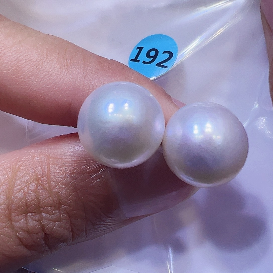 银S925镶嵌淡水珍珠耳饰