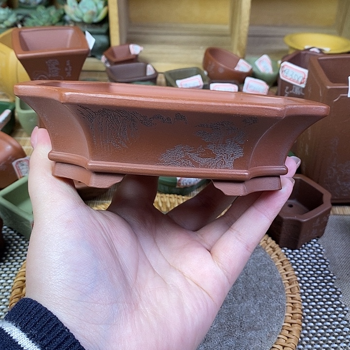 手工艺品琉璃宜兴紫砂精品花盆