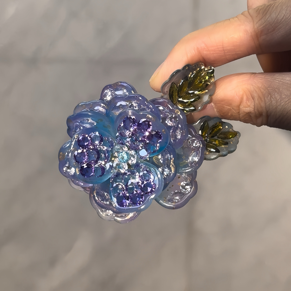 山茶花 多功能弹簧夹