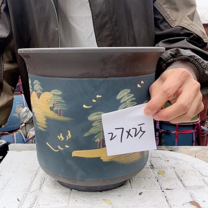 紫砂花盆紫砂花盆