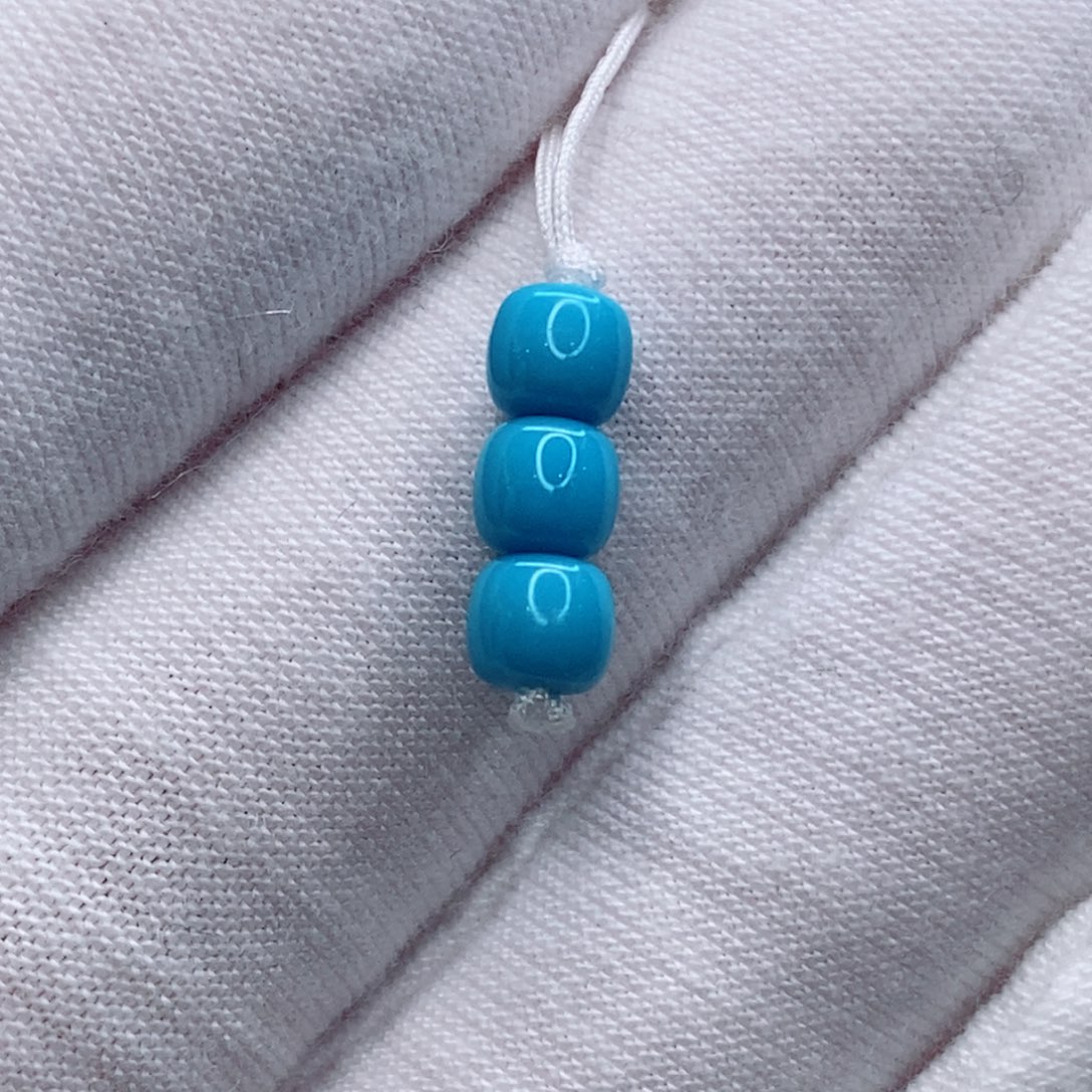 绿松石未镶嵌珠宝奇石4.5mm