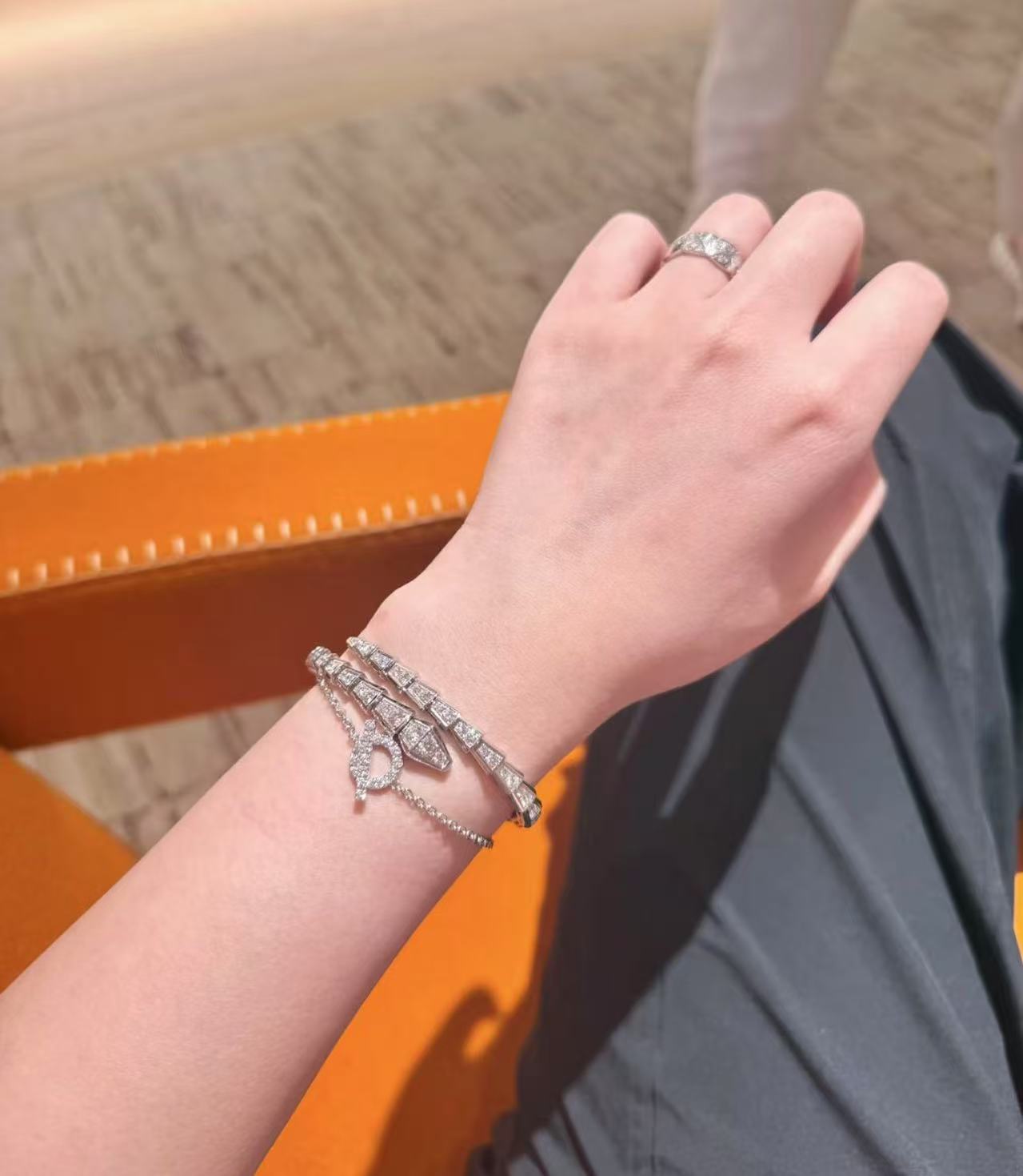 【未拆封-宝格丽/BVLGARI】灵蛇系列女士 手镯