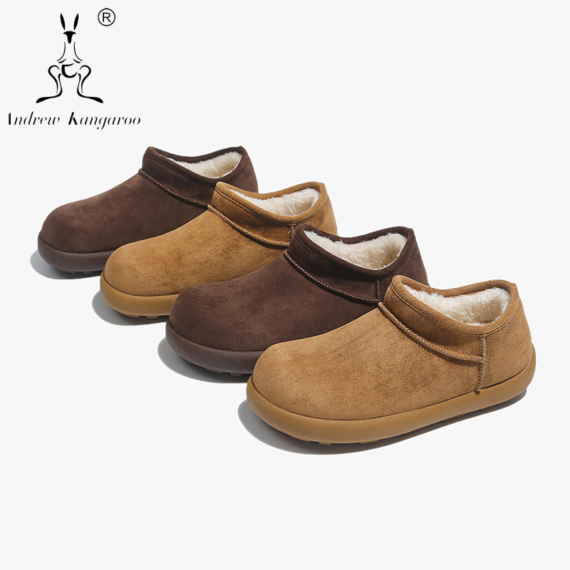 Andrew Kangaroo【乐乐】2025冬季保暖一脚蹬【男女同款】雪地靴5097