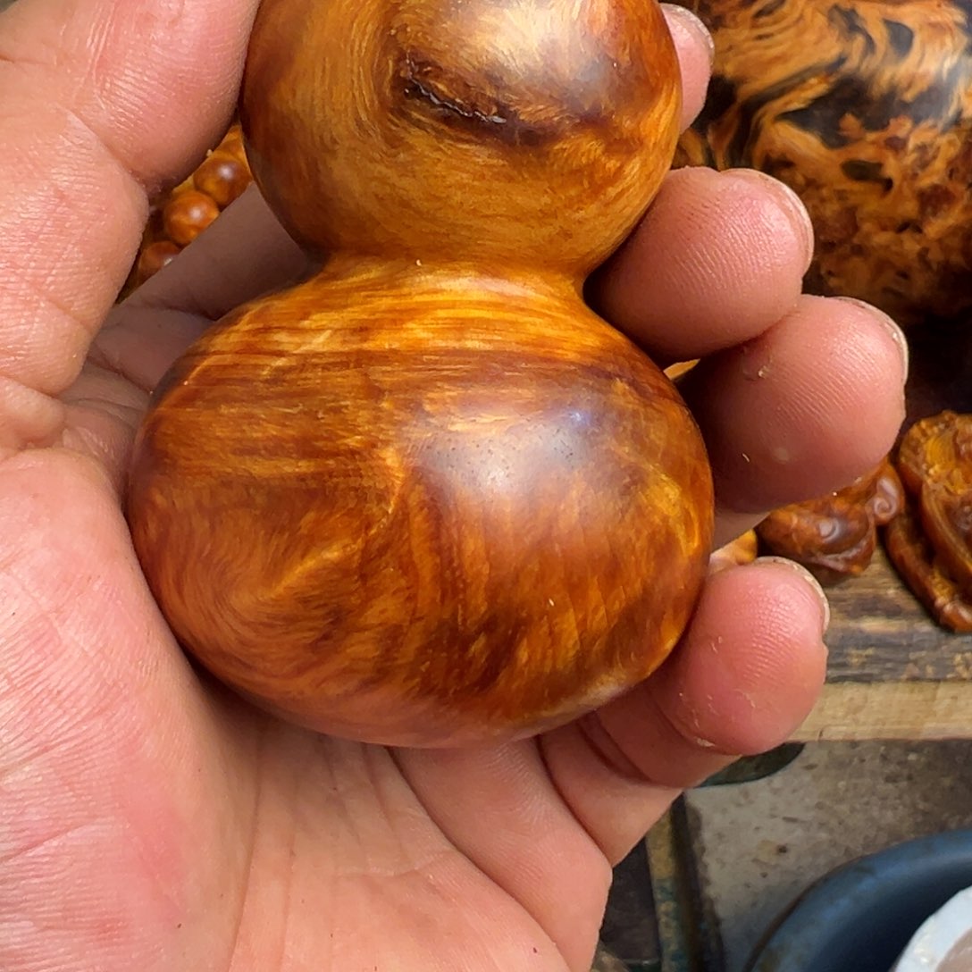 松木（琥珀木）无事牌微瑕