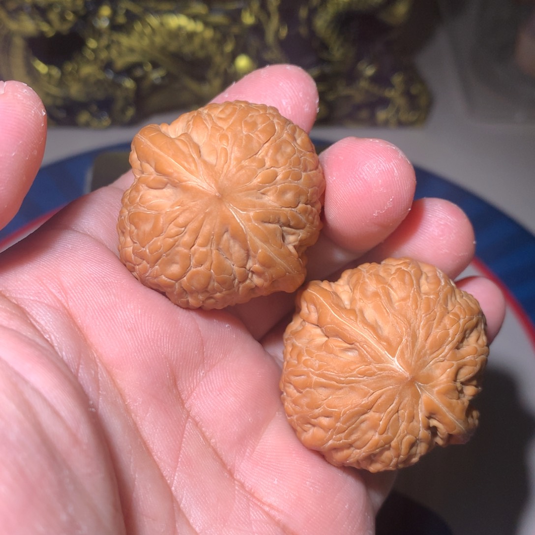 文玩核桃把件铁锤38边肚同尺