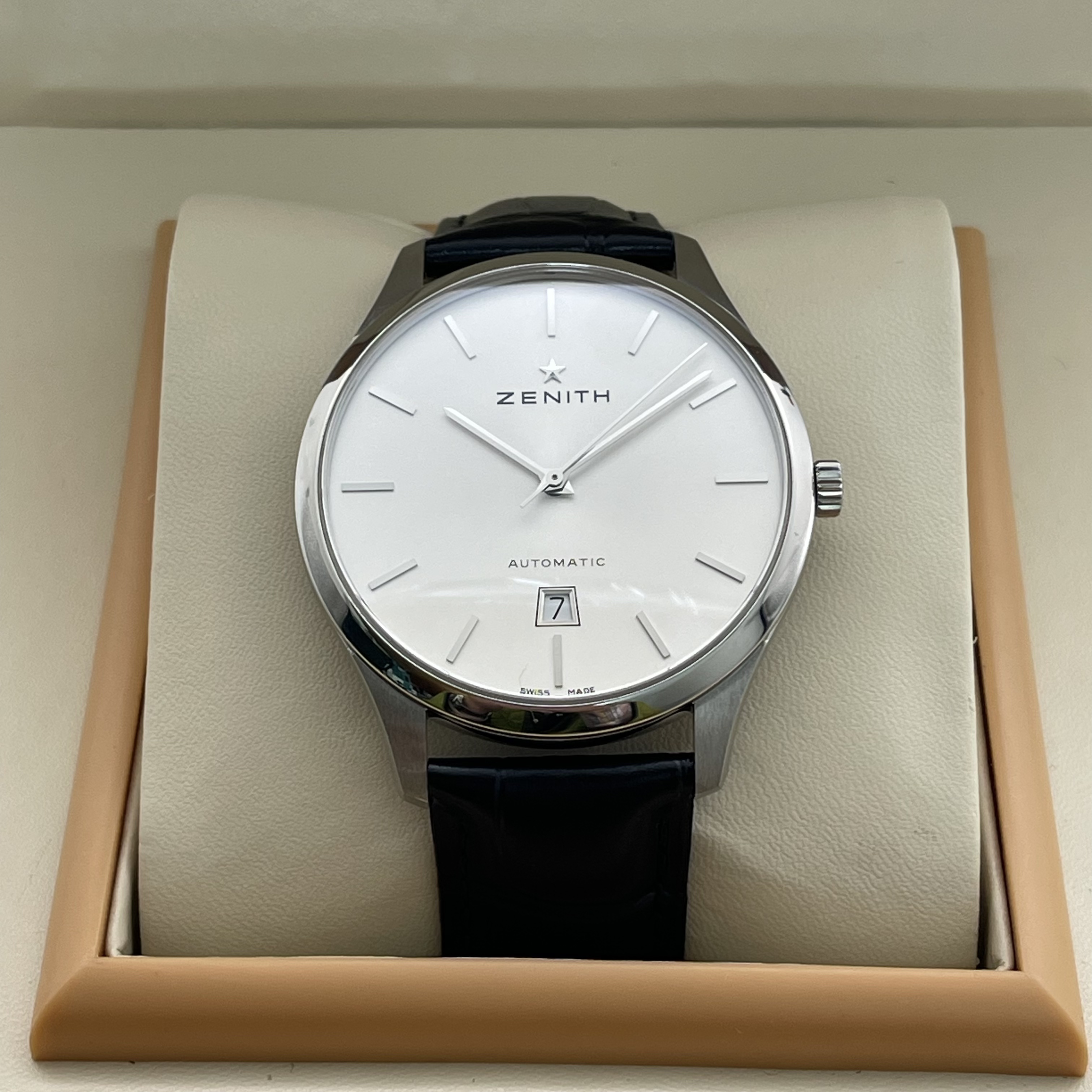 95新 Zenith/真力时 菁英/A83425/自动机械/40mm/全套/工价24400