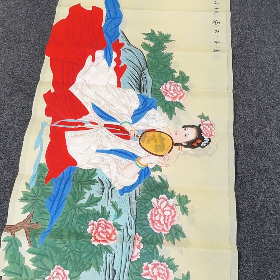纯手绘国画作品好看四尺