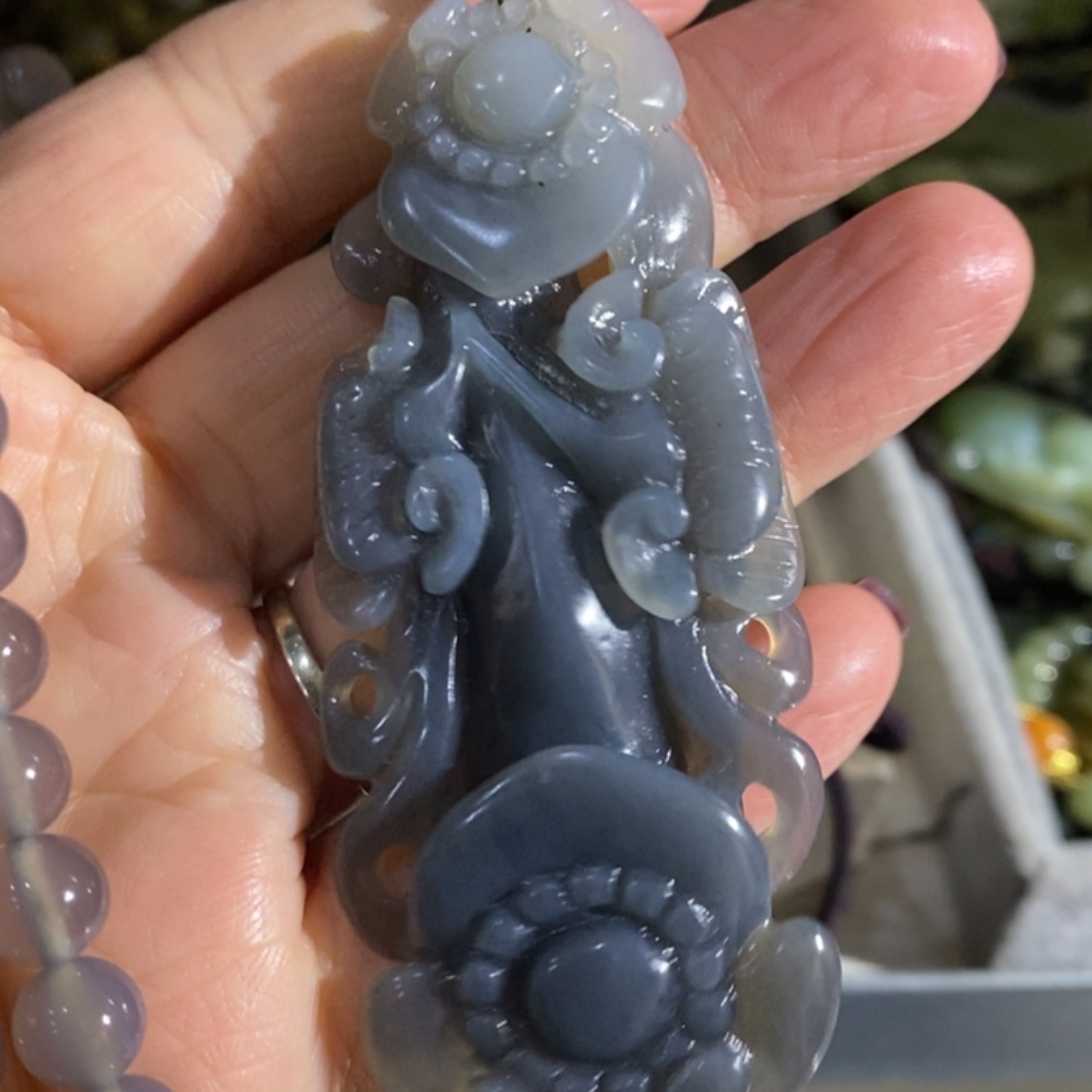 【闪购商品】岫玉毛衣链未镶嵌