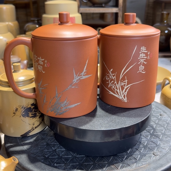 精***叟壶建水紫陶办公杯福利