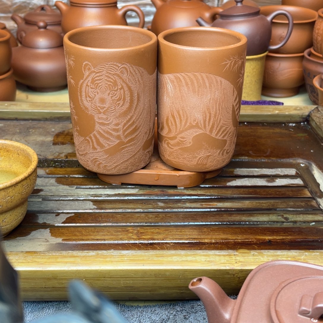 紫砂茶壶原矿赵庄朱泥微微微瑕