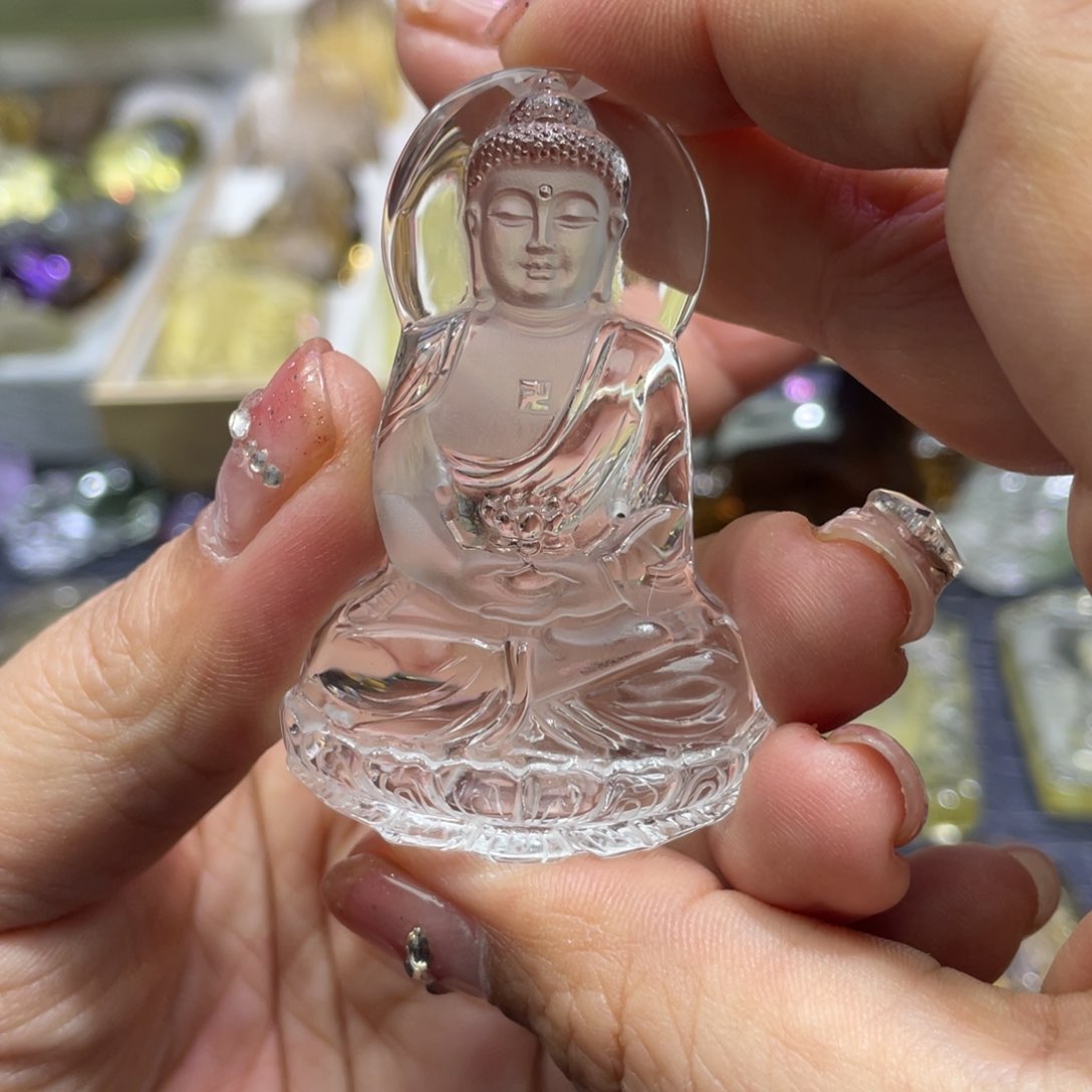 水晶颈饰未镶嵌定制