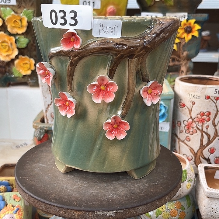 紫砂花盆粗陶材质多肉花盆