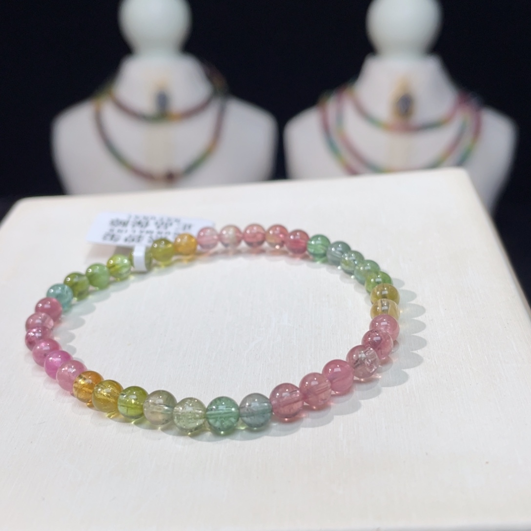 手串未镶嵌碧玺4.8mm±