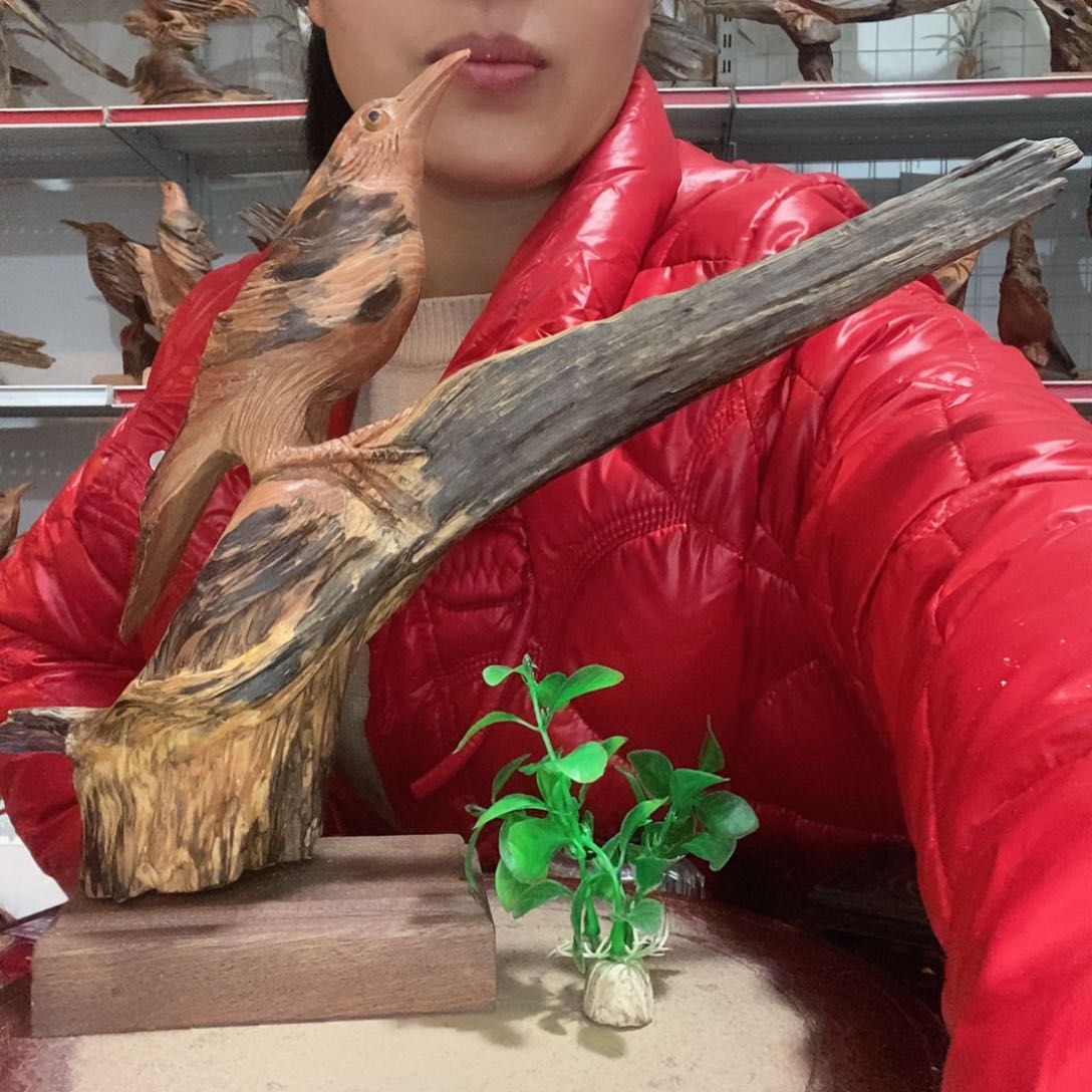 松木迈*李琥珀木自然精美摆件