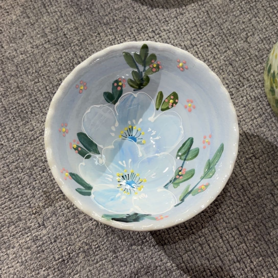 景德镇手绘高温釉下彩陶瓷茶具