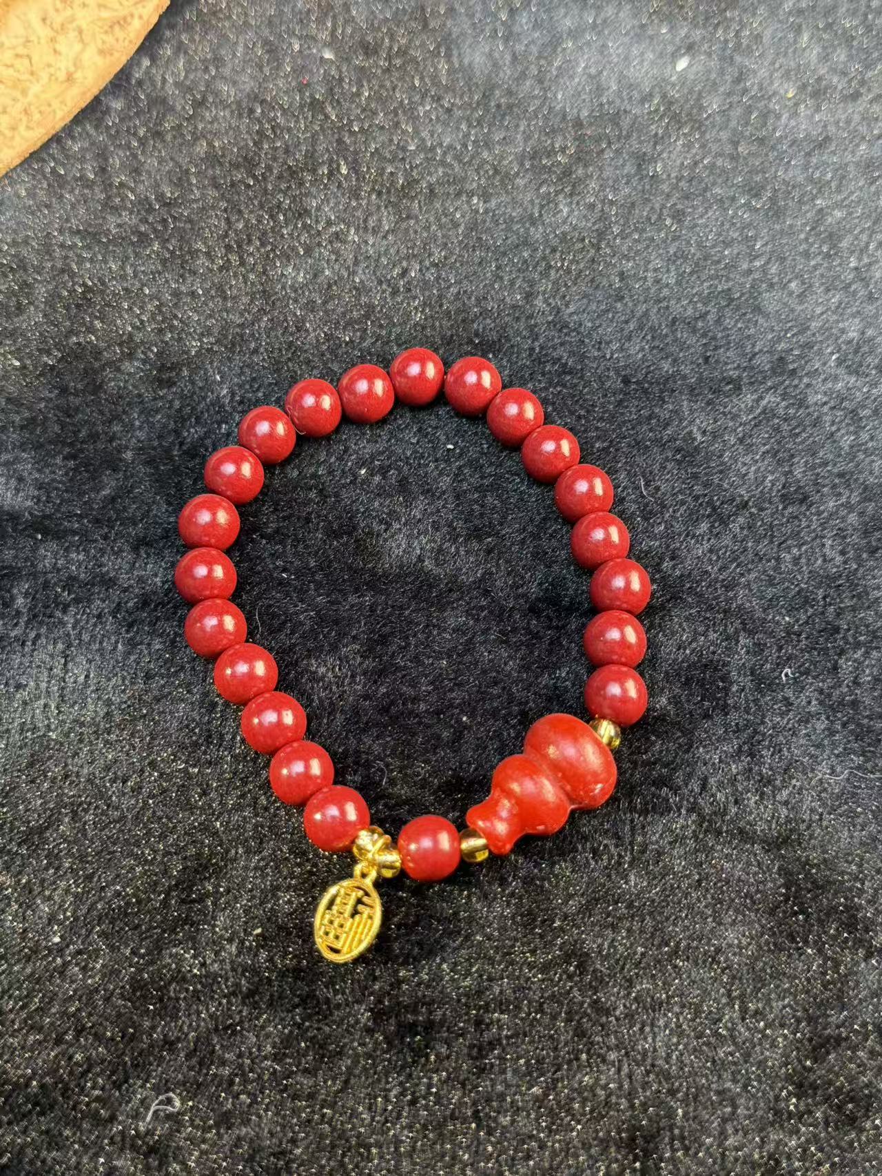 含辰砂工艺品【福利】福字朱砂（无盒）【142】