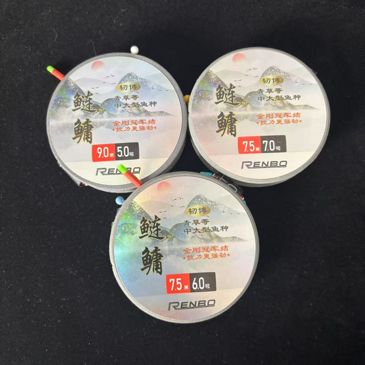 韧博无结大物鲢鳙手工主线成品线组加强拉力进口鱼线钓鱼逗钓用品