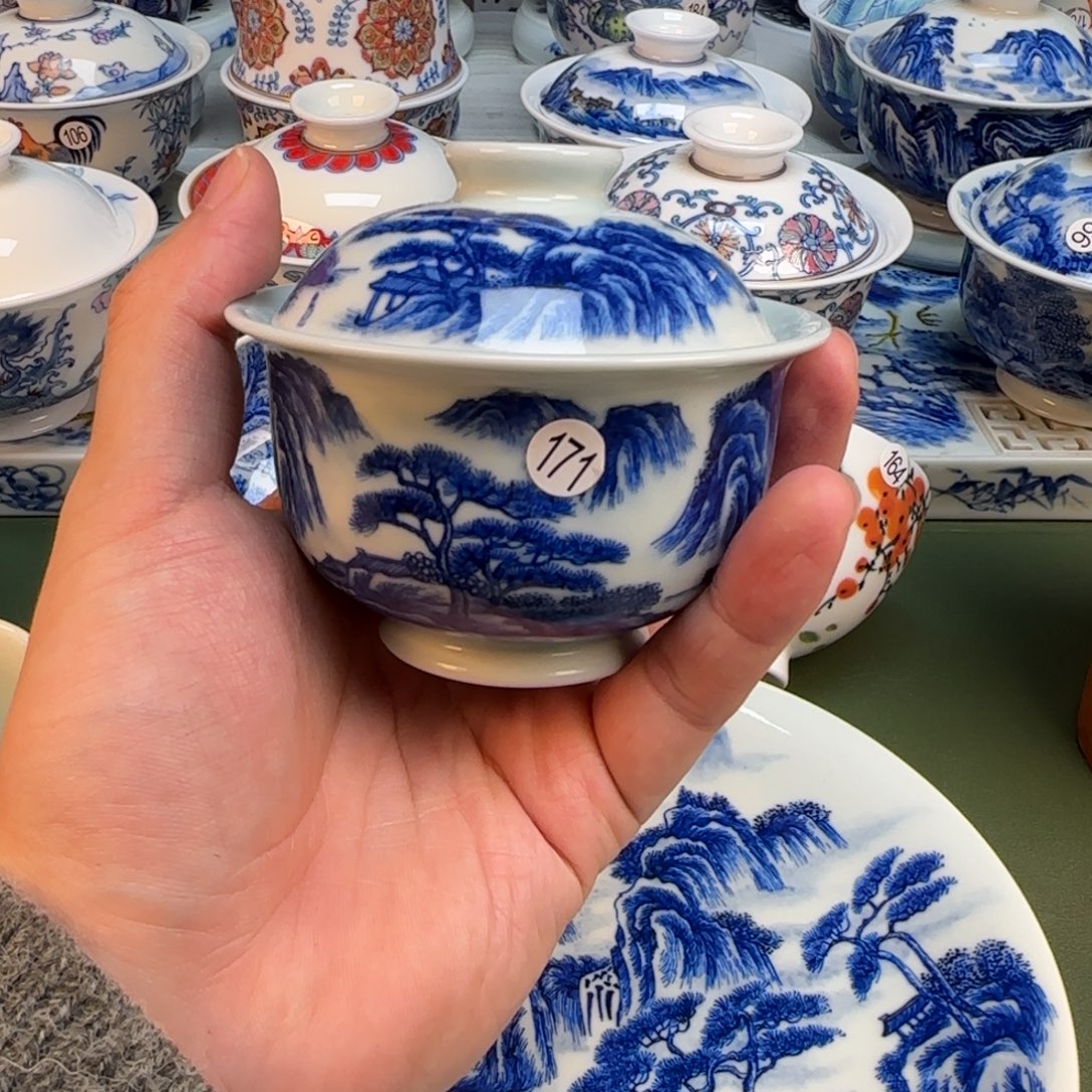 彦祖纯手工手绘茶具171