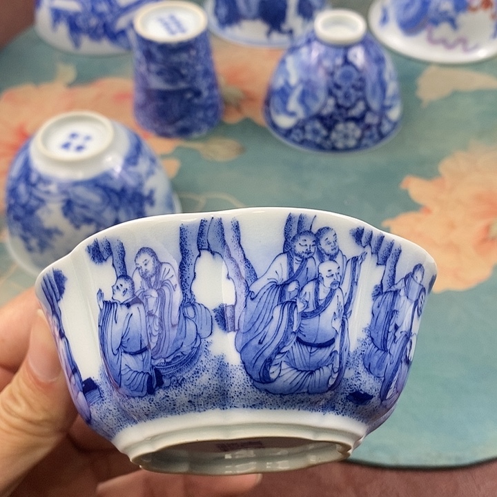 杯小****6现代景德镇全手工全手绘茶具1688888