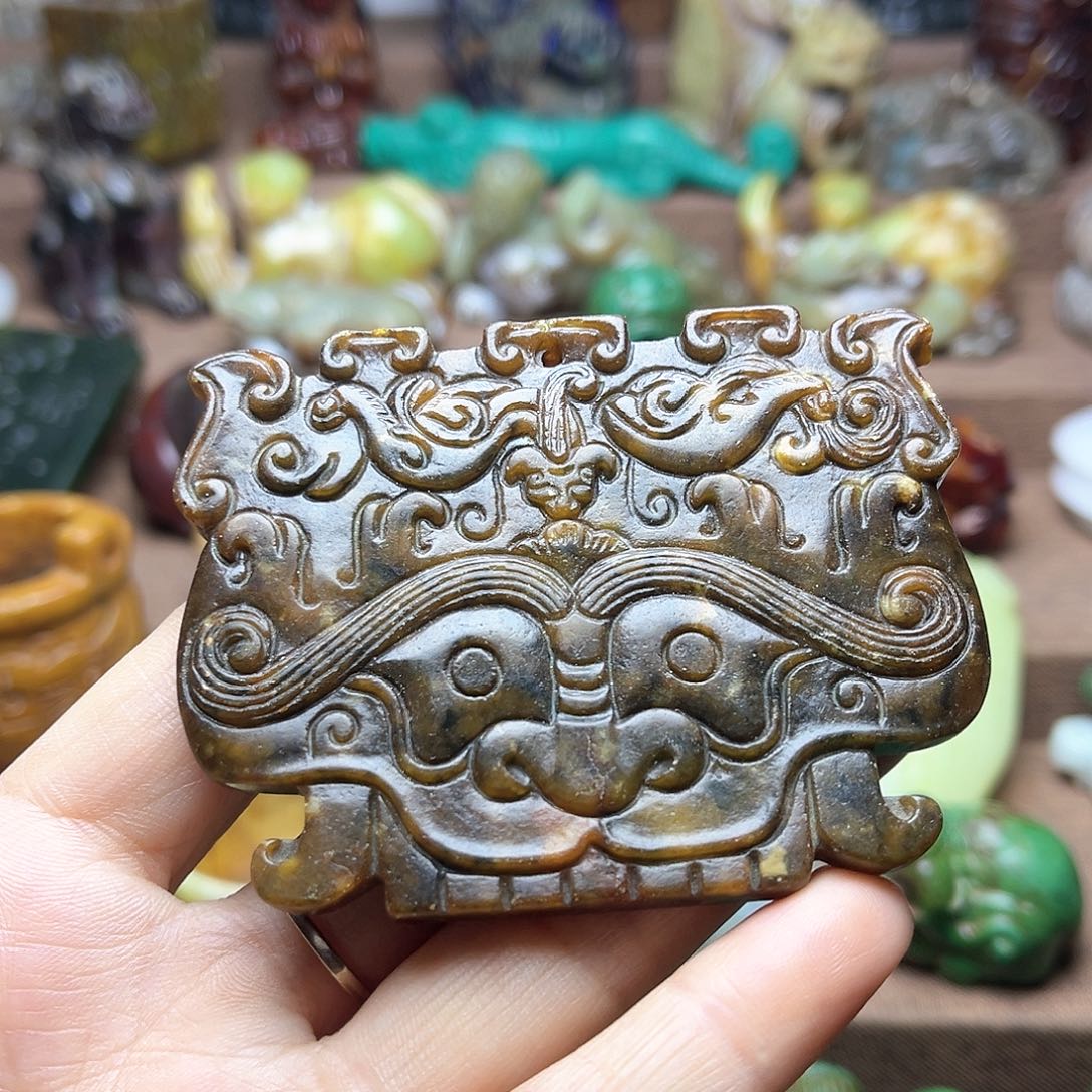 白玉菩提吊坠104。。