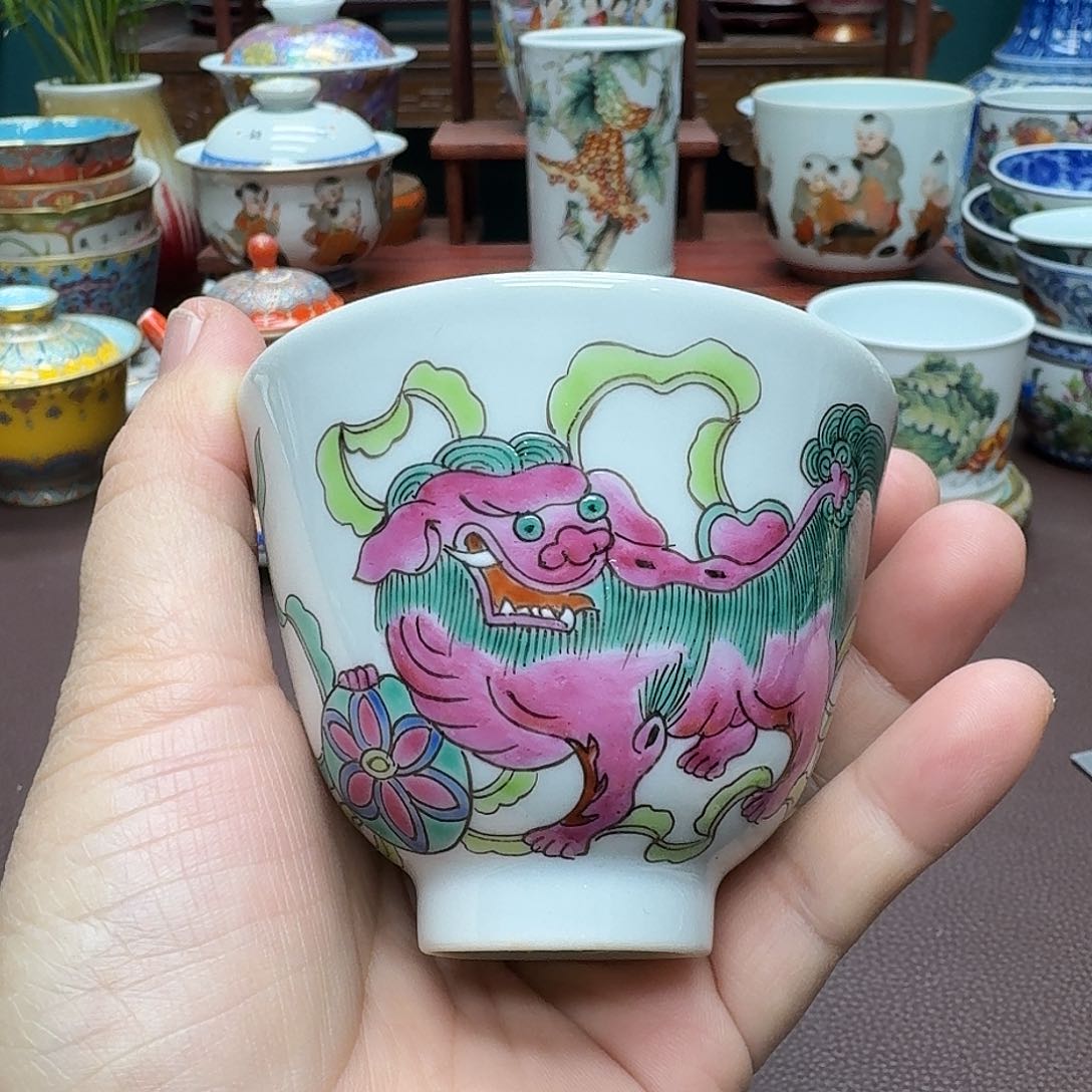 瓷片景德镇仿古手工制作精品展示