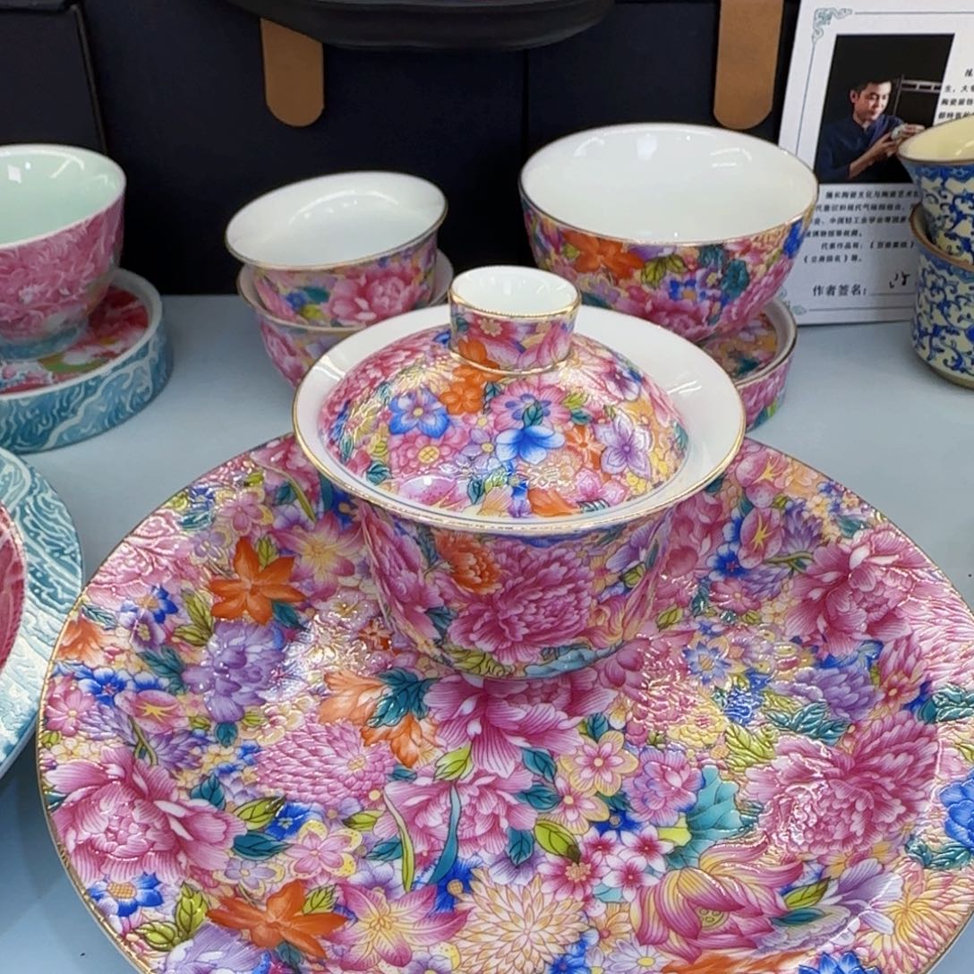 这些盖碗真好看！！！