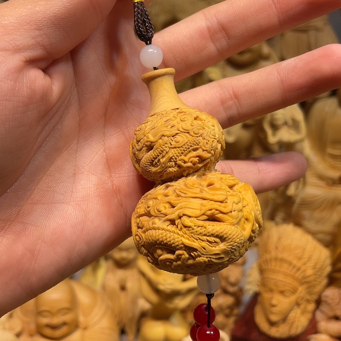 黄杨木黄杨木双龙葫芦