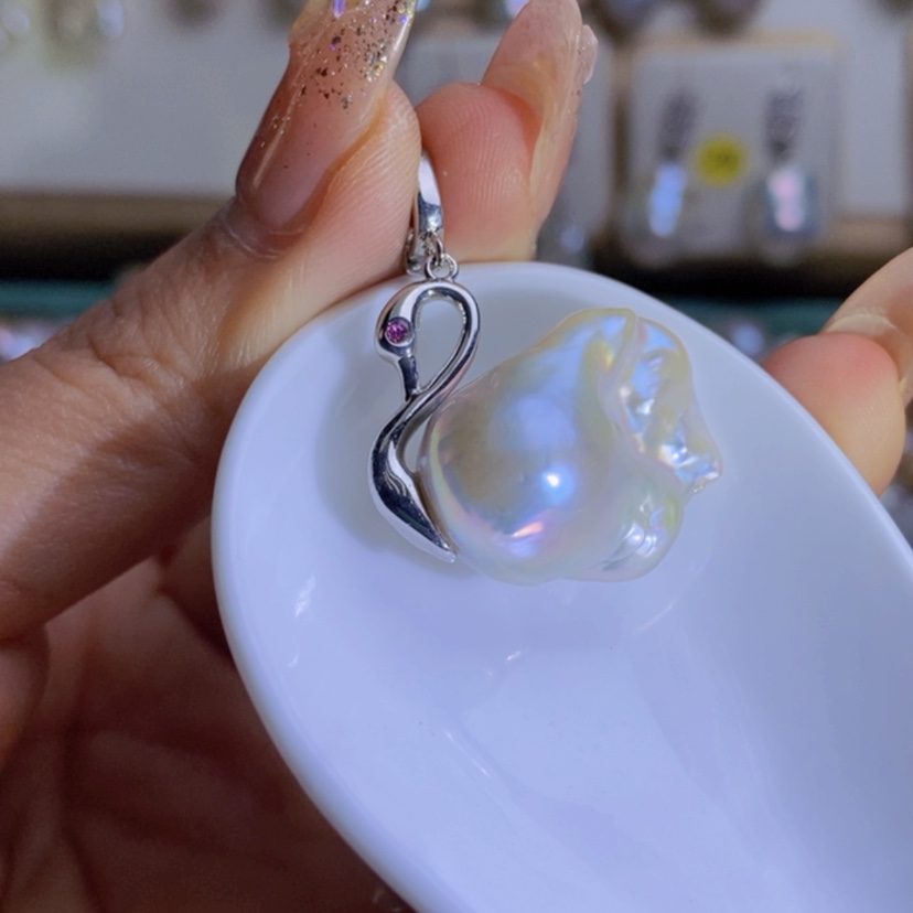 【闪购商品】淡水珍珠天然淡水珍珠合金