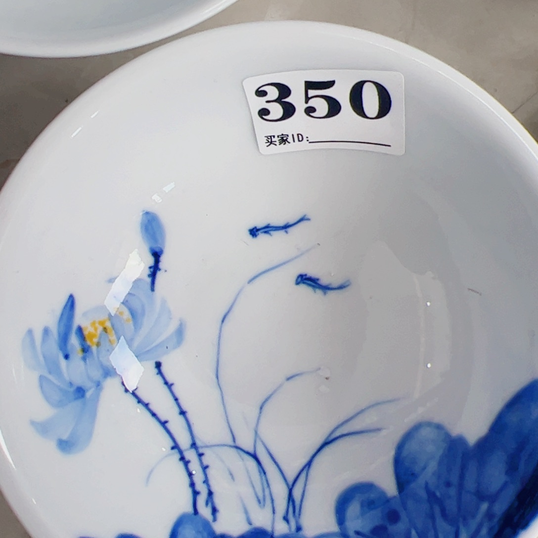 瓷片景德镇瓷器手工手绘制作