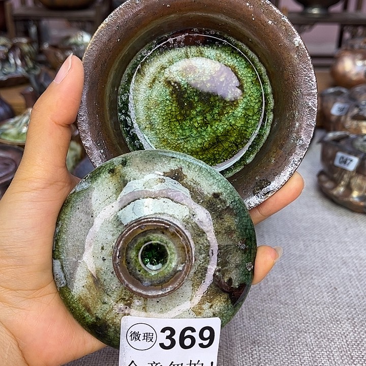 裸柴烧陶瓷手工茶器