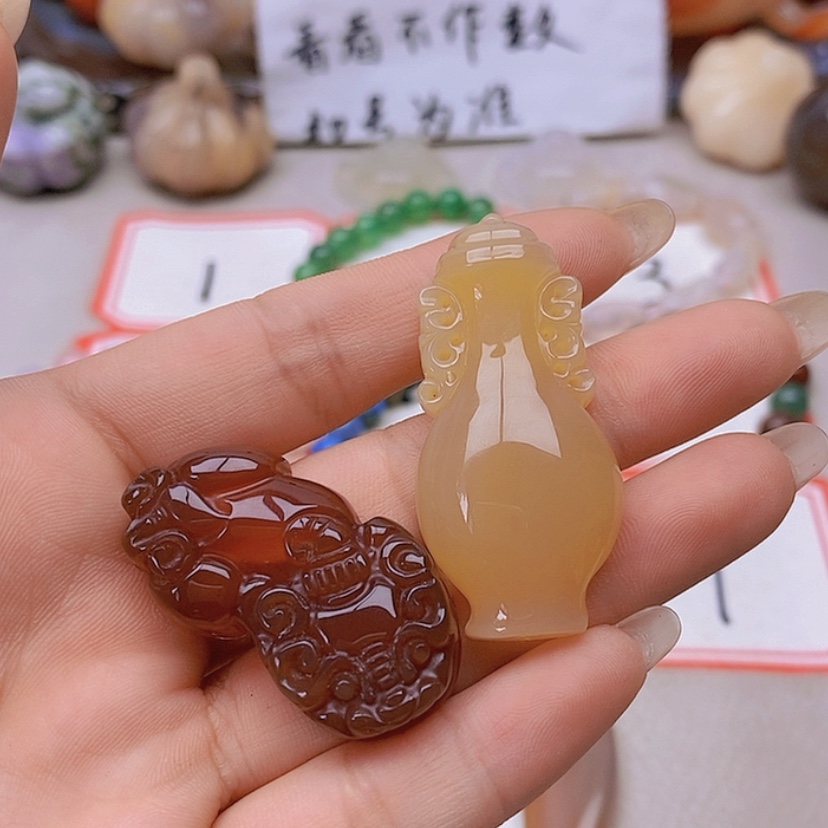 【闪购商品】未镶嵌玛瑙/玉髓珠宝半成品忆*南
