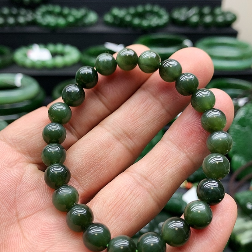 【闪购商品】和田玉（碧玉）手链未镶嵌