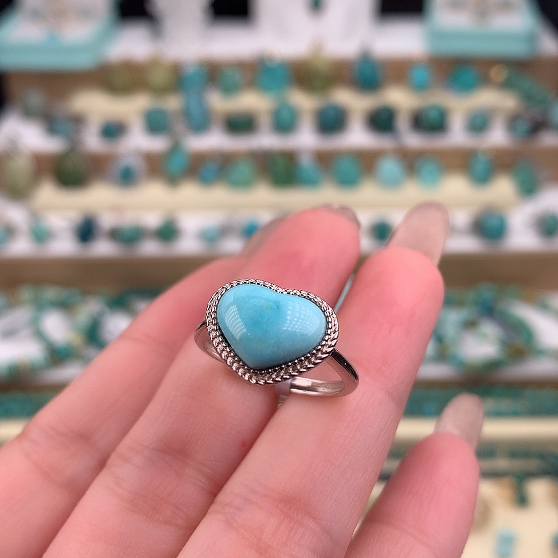 绿松石未镶嵌戒指