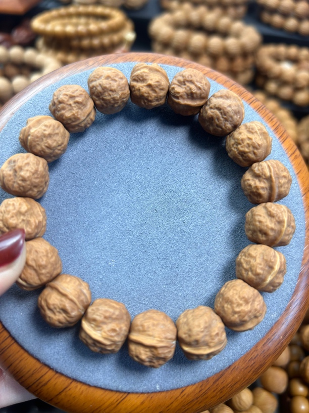 禅宗猴头核桃雕刻原色