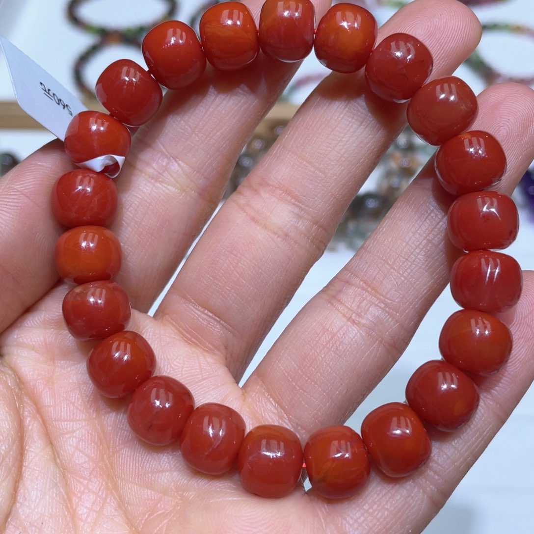 南红玛瑙手链未镶嵌