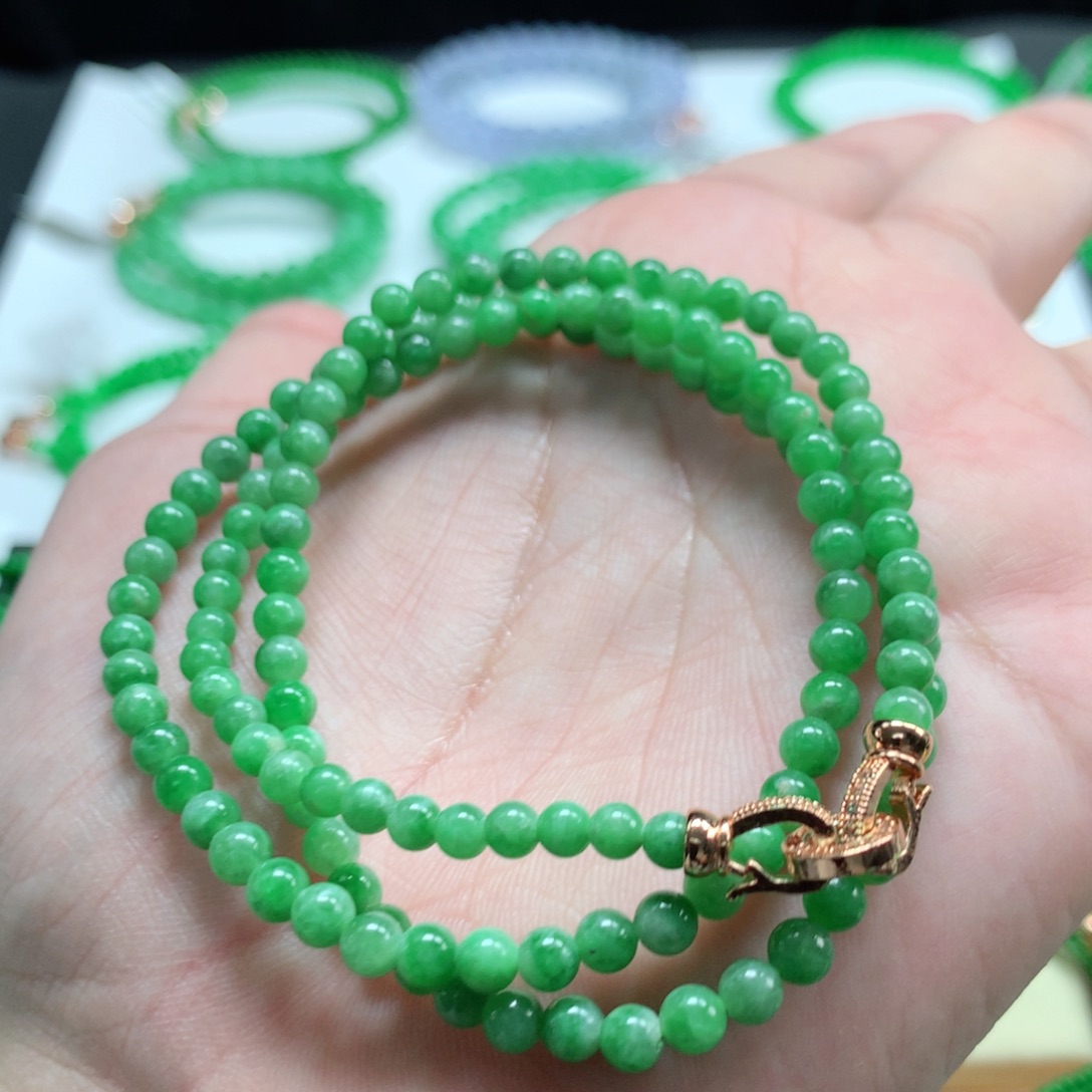 翡翠未镶嵌手链翡翠