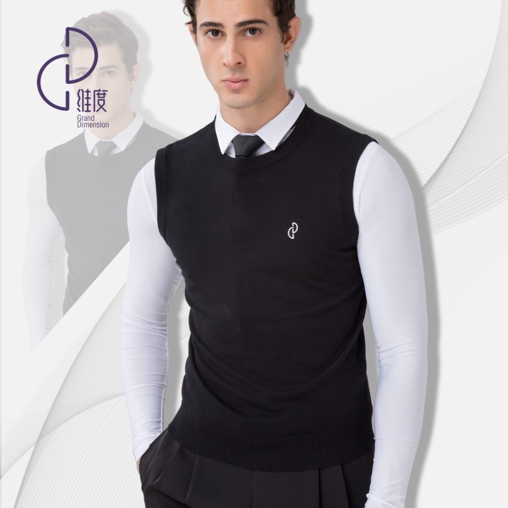 【维度舞服】M11圆领原创设计 经典男士圆领背心溯源好物