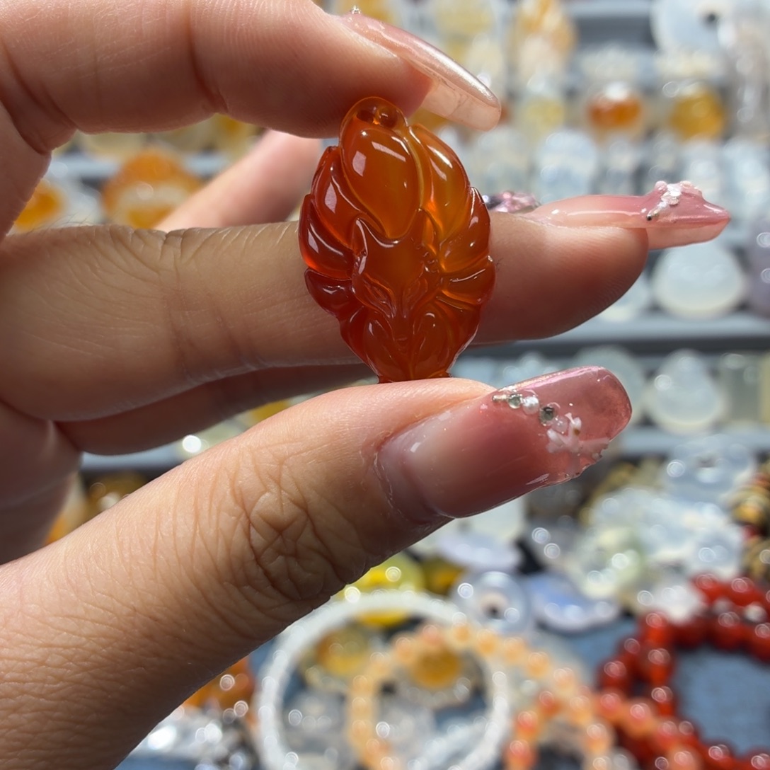 玛瑙/玉髓未镶嵌吊坠(不含链)