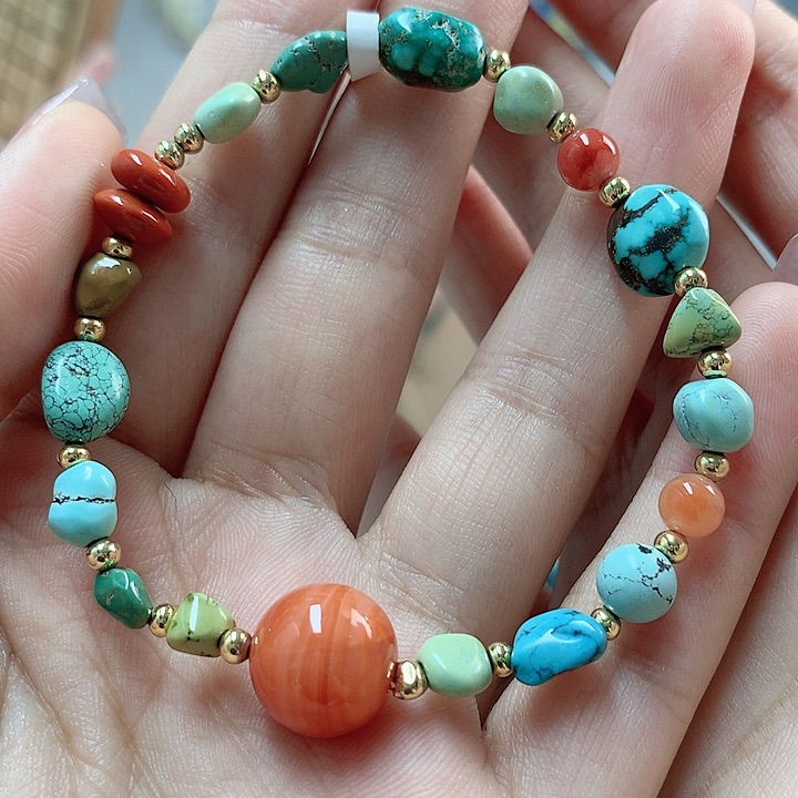 绿松石珠宝奇石未镶嵌