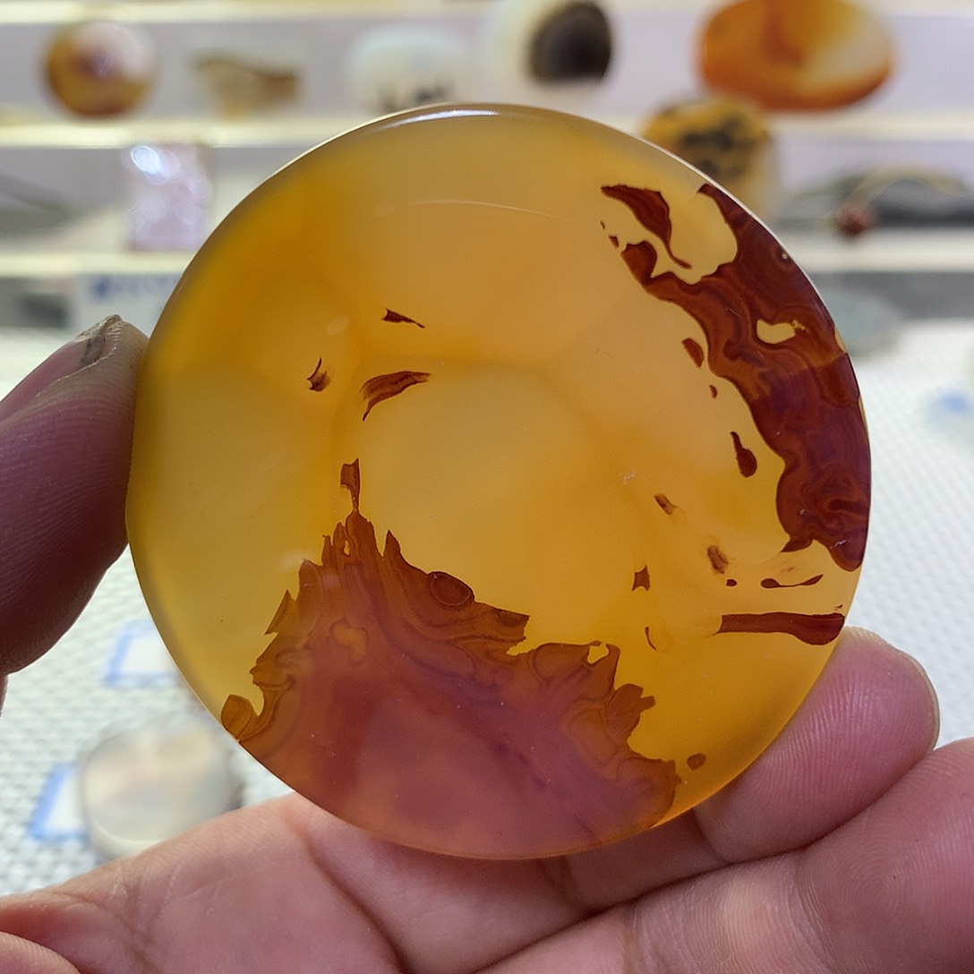 玛瑙/玉髓吊坠(不含链)未镶嵌