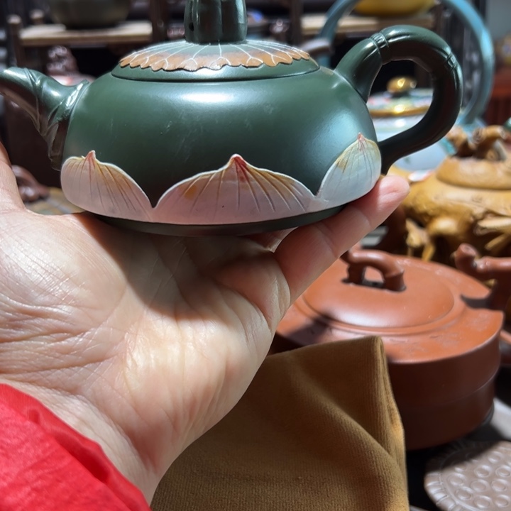 紫砂茶壶紫砂壶收藏起来了！