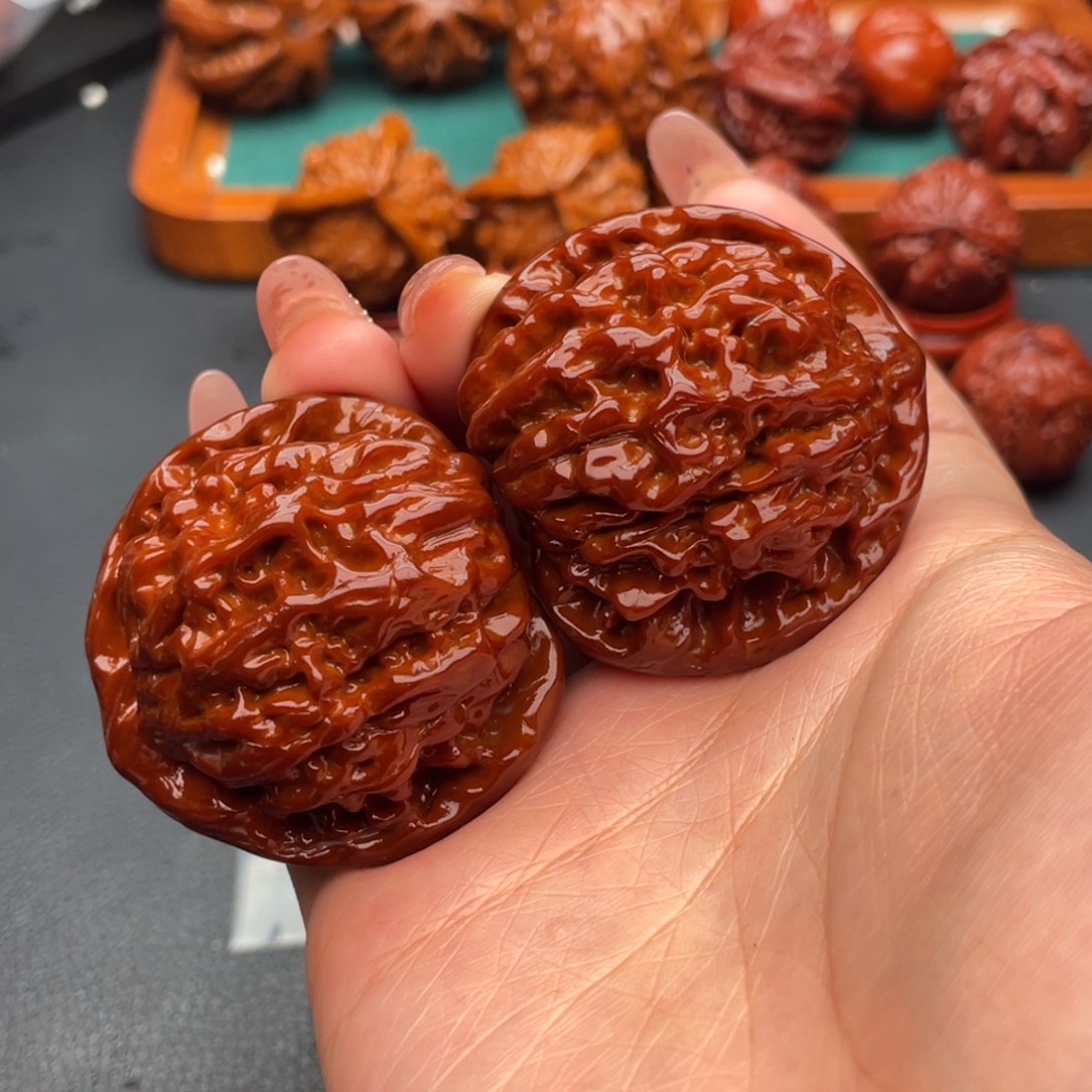 文玩核桃把件官帽